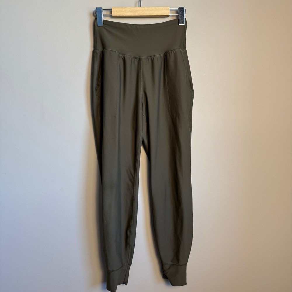 Old Navy Active Powersoft High-Rise Jogger Go-Dry Women's Olive Green Pants S‎